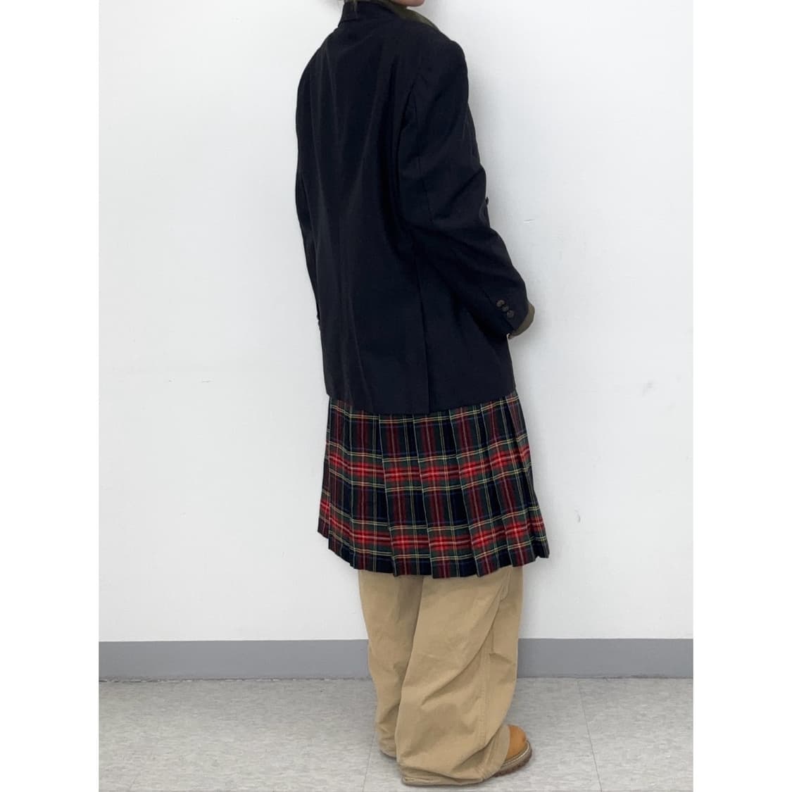 빈티지 네이비 블레이저 울 자켓 상품이미지3