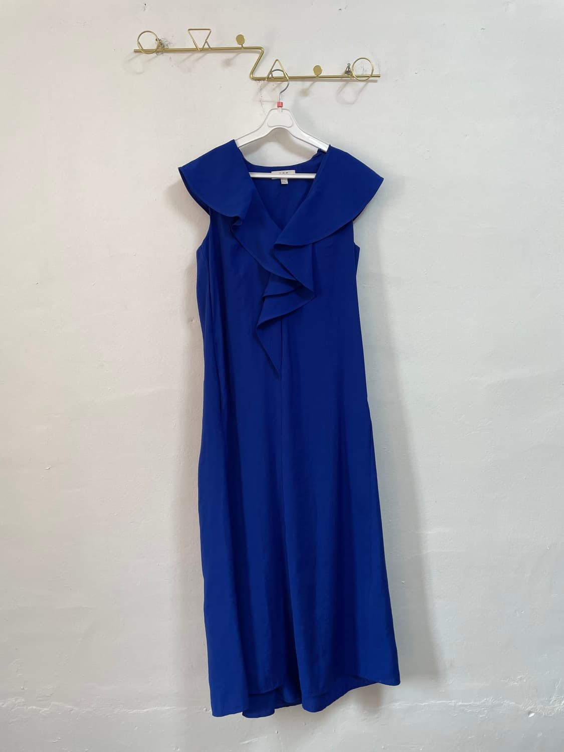 COS 블루 프릴 원피스 EUR 34 상품이미지4