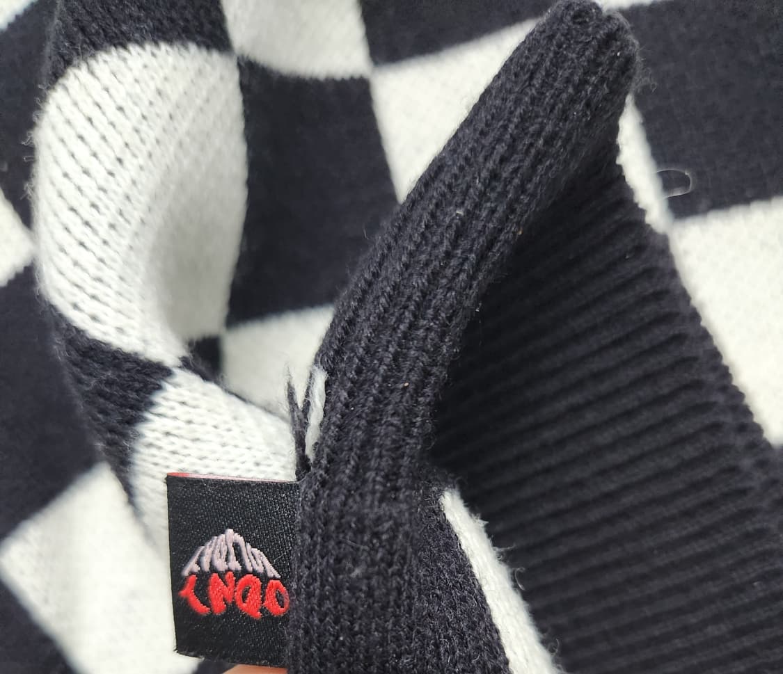 Ordinary Holiday 크롭 체크 패턴 가디건 F 상품이미지5