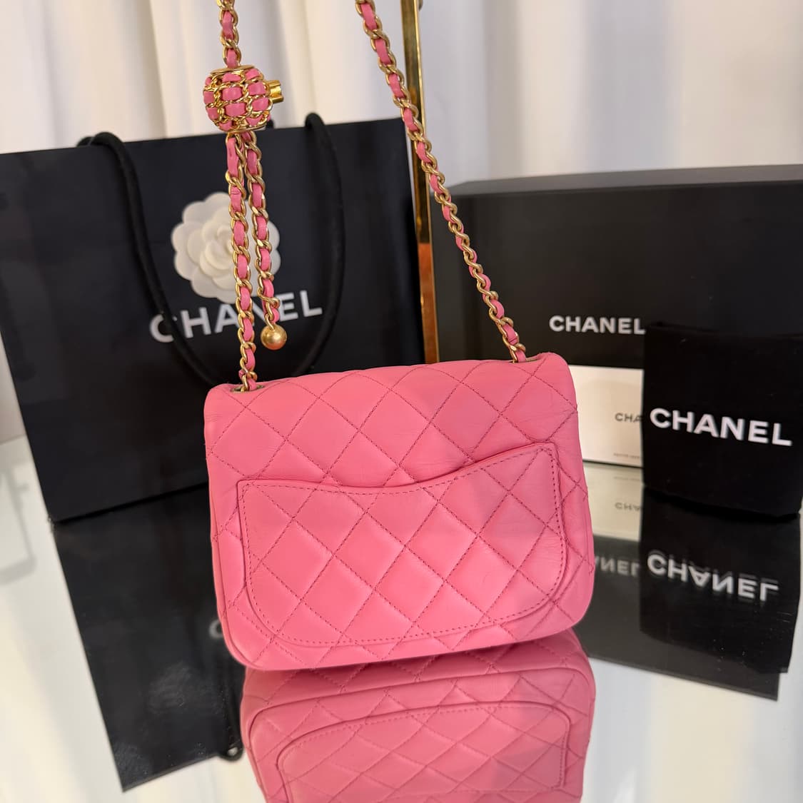 샤넬 골든볼 쁘띠삭 플랩 크로스백 상품이미지6