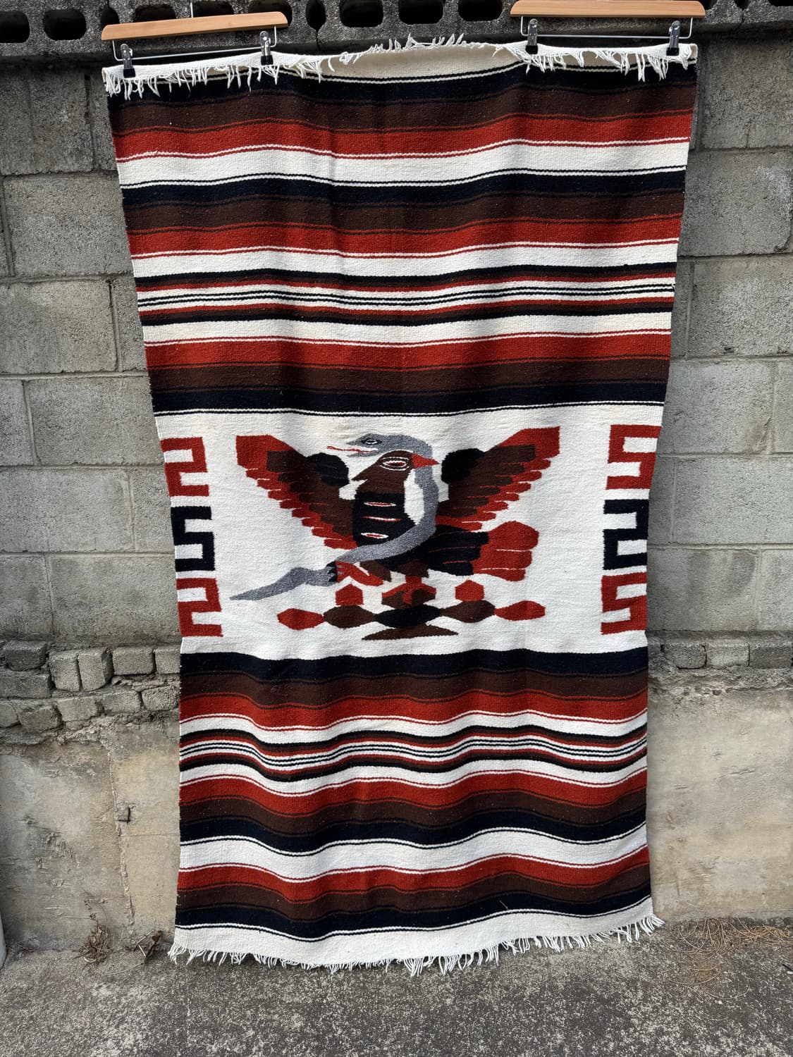 빈티지 멕시코 멕시칸 러그 블랑켓 상품이미지5