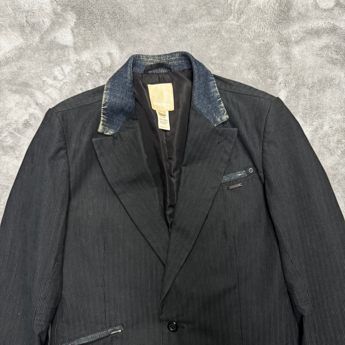 DIESEL Japan 데님 카라 스프라이트 블레이저  상품이미지4