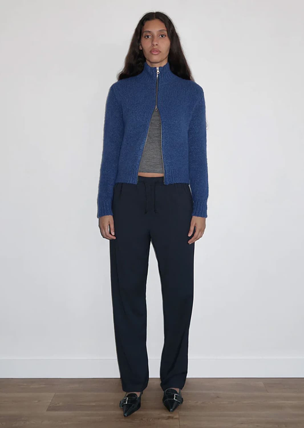 팔로마울 스타디움 니트 집업 M 상품이미지2