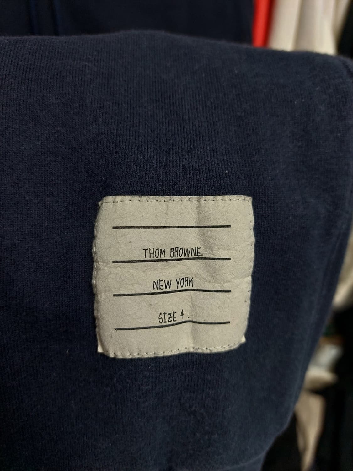 톰브라운 네이비 사선 트레이닝 바지 4사이즈 정품검수완료 상품이미지9