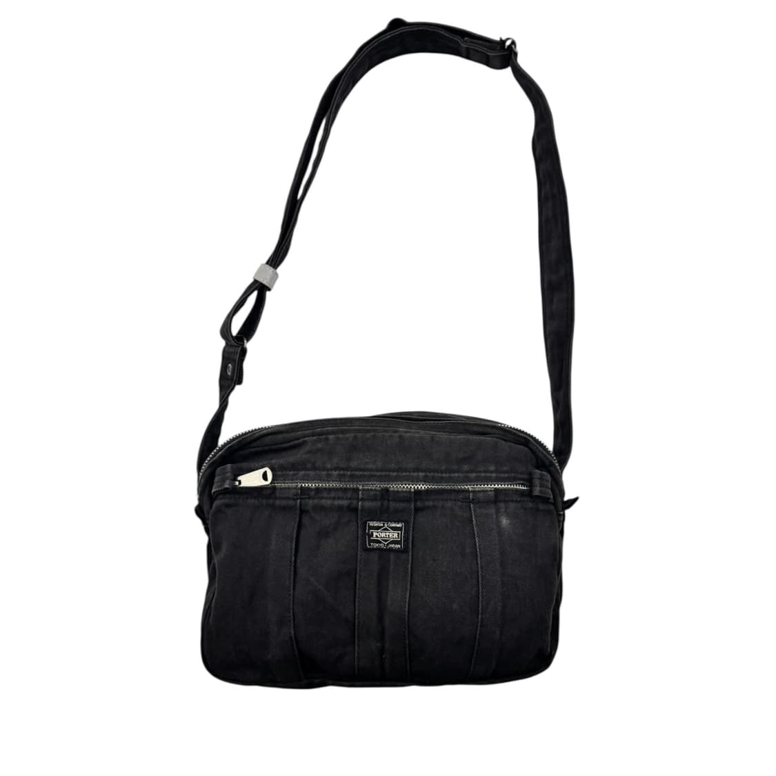 포터 페이지 헤링본 숄더백 블랙 상품이미지2