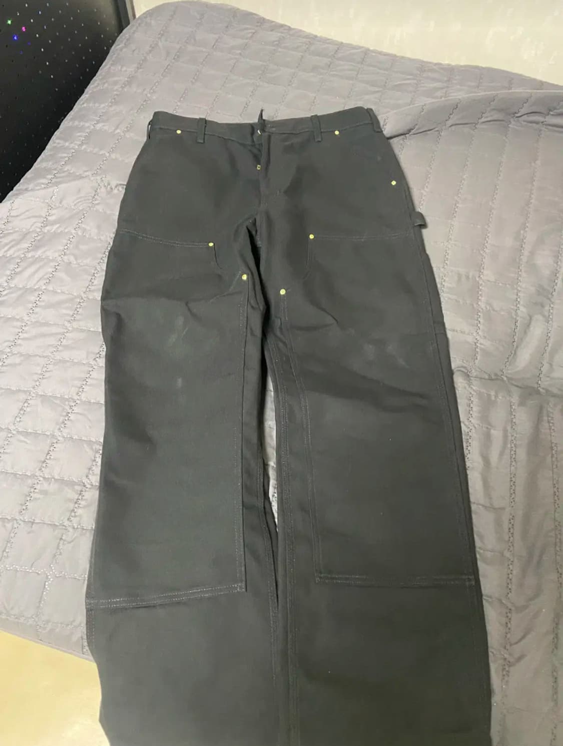 (36 X 34) 칼하트 더블니 블랙 carhartt 상품이미지1