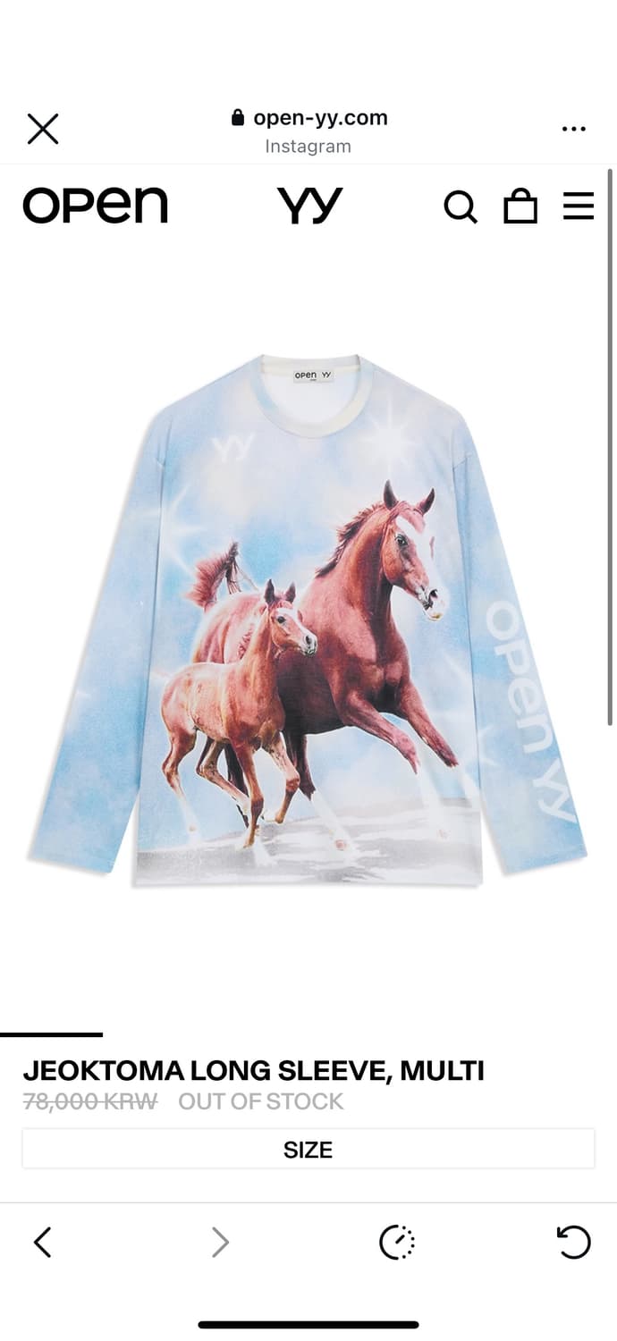 구해요! 오픈와이와이 적토마 티셔츠 상품이미지1