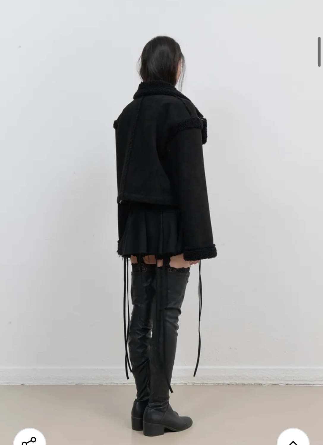 퍼 시어링 자켓 (무스탕) 상품이미지6