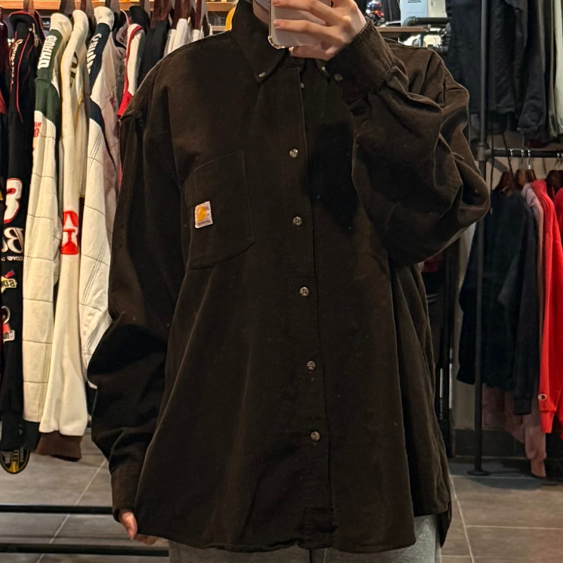 [NO.9] 칼하트 코듀로이 긴팔셔츠 상품이미지2