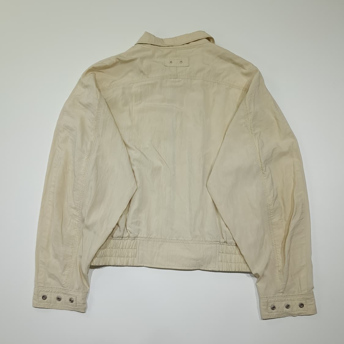 CK054 FREE 마땡킴 한국판  래글런 베이지 바람막이 자켓 상품이미지7