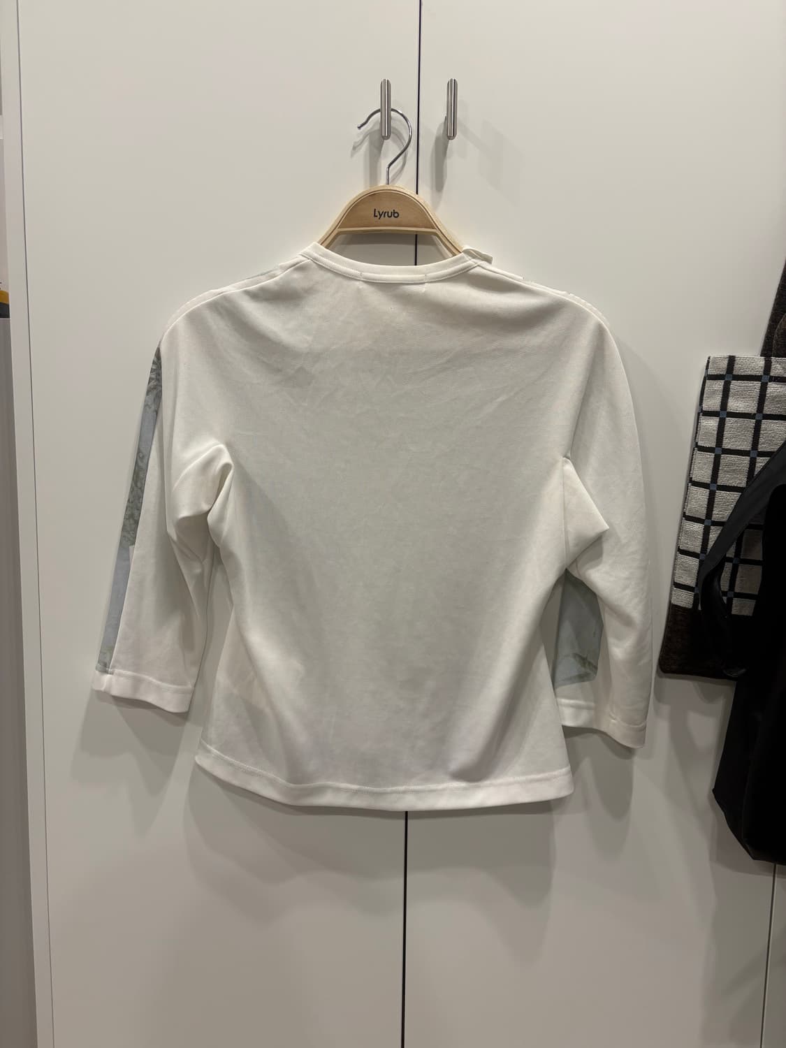 꼼데가르송 9부 화이트 상의 S 상품이미지2