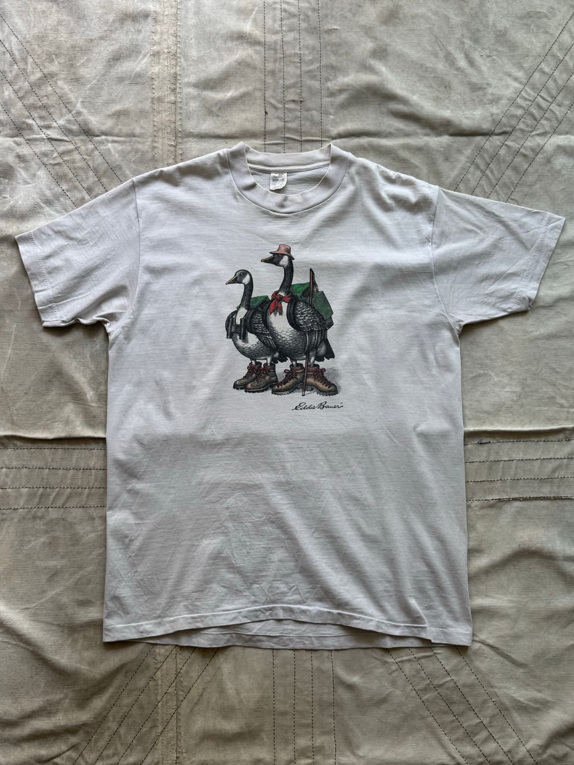 80s Eddie Bauer Print T shirt 상품이미지1
