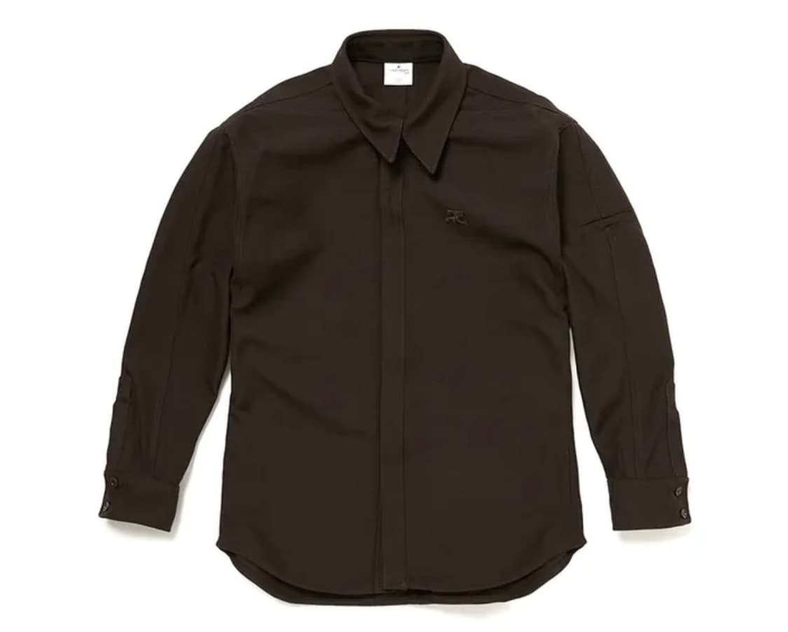 [M] 쿠레쥬 Courreges 오버셔츠 버건디 상품이미지3