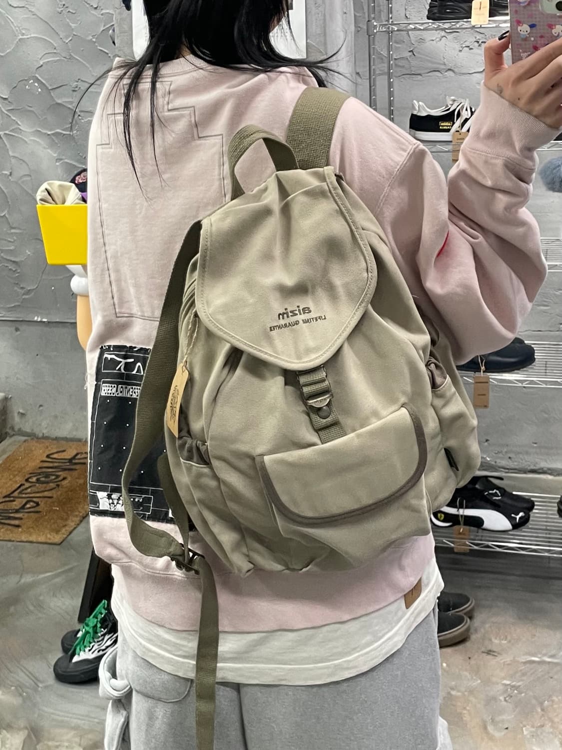 빈티지 멀티포켓 백팩 상품이미지9