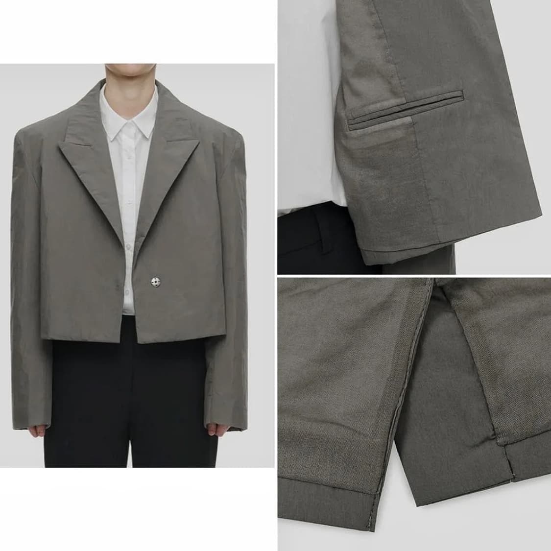 아모멘토 AMOMENTO 패딩 크롭 자켓 [새상품] 상품이미지2