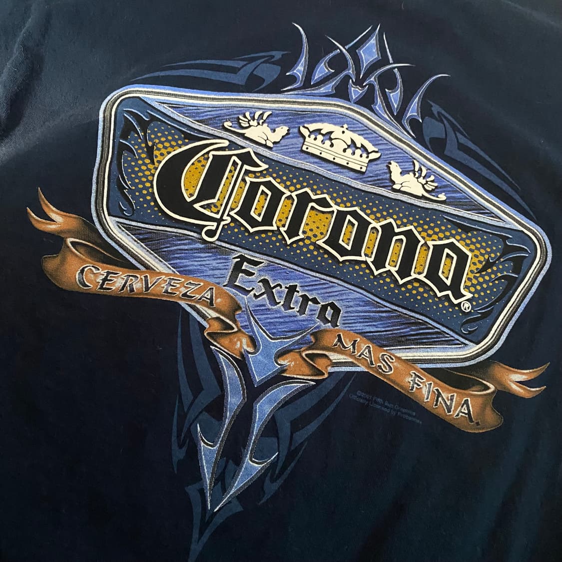 🌊USA made corona half-sleeve promo Tee 상품이미지4