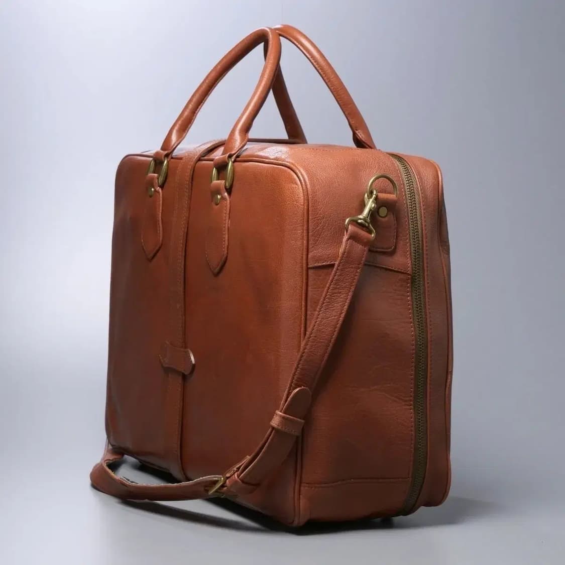 요시다 포터 x순토리 위스키 레더 보스톤백 상품이미지1