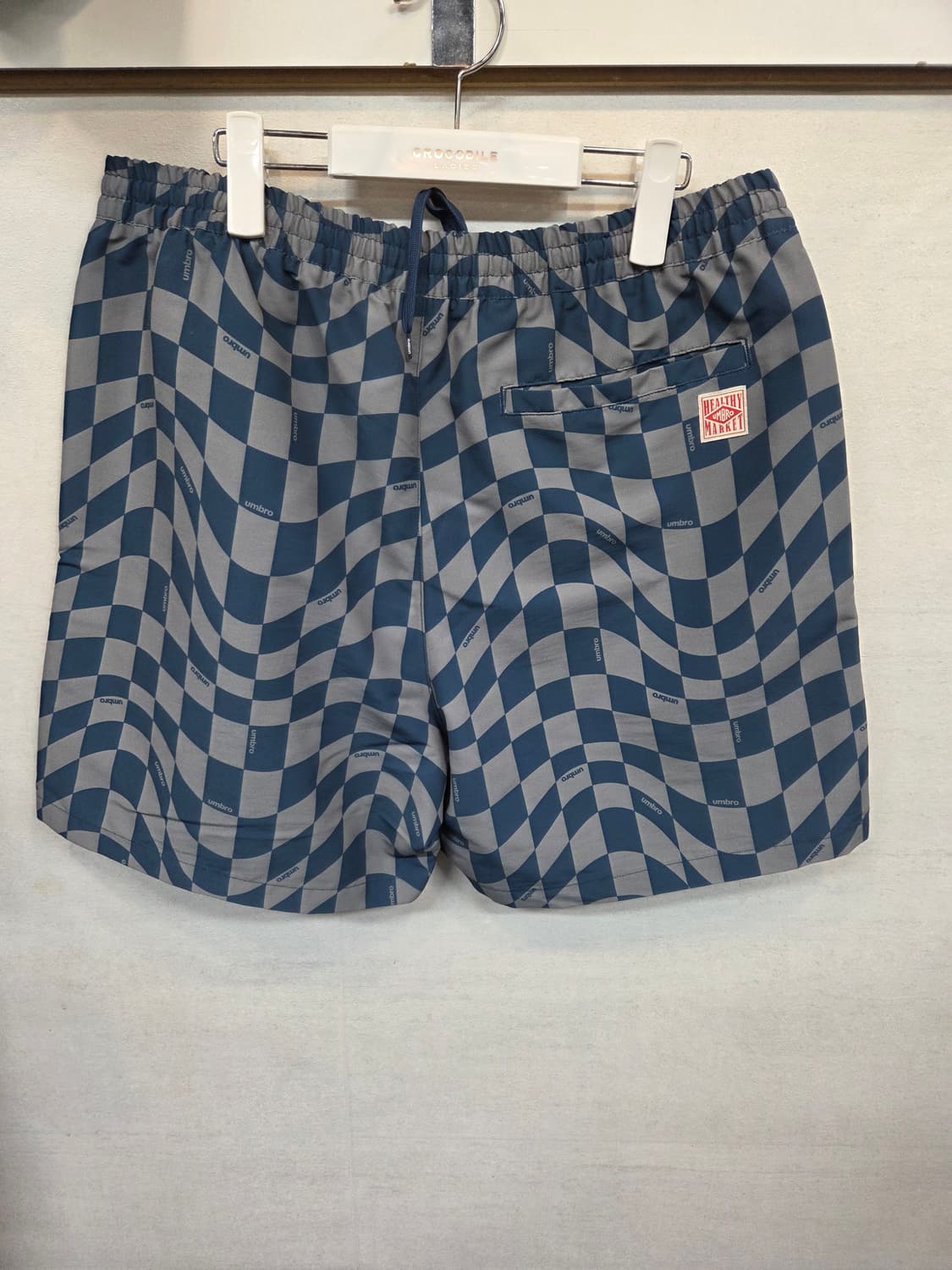 엄브로 린넨 라이크 체크 셔츠반팔 4부반바지 세트 xll 상품이미지4