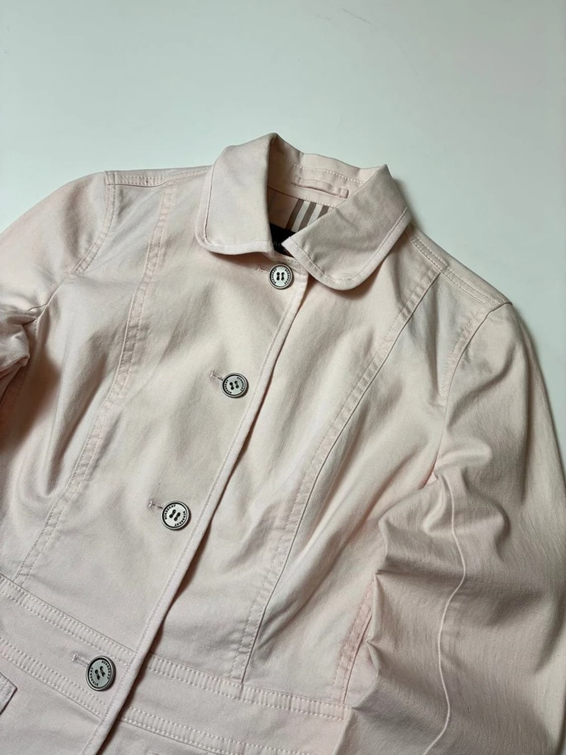 버버리 00's 재팬 핑크 숏 자켓 PN8267 상품이미지2