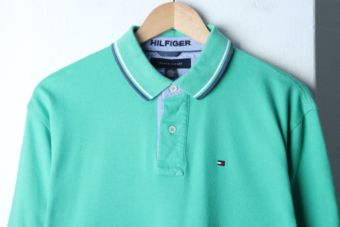 (L-XL) 타미힐피거 반팔 카라 티셔츠 작은이염 스몰로고-H30274 상품이미지3