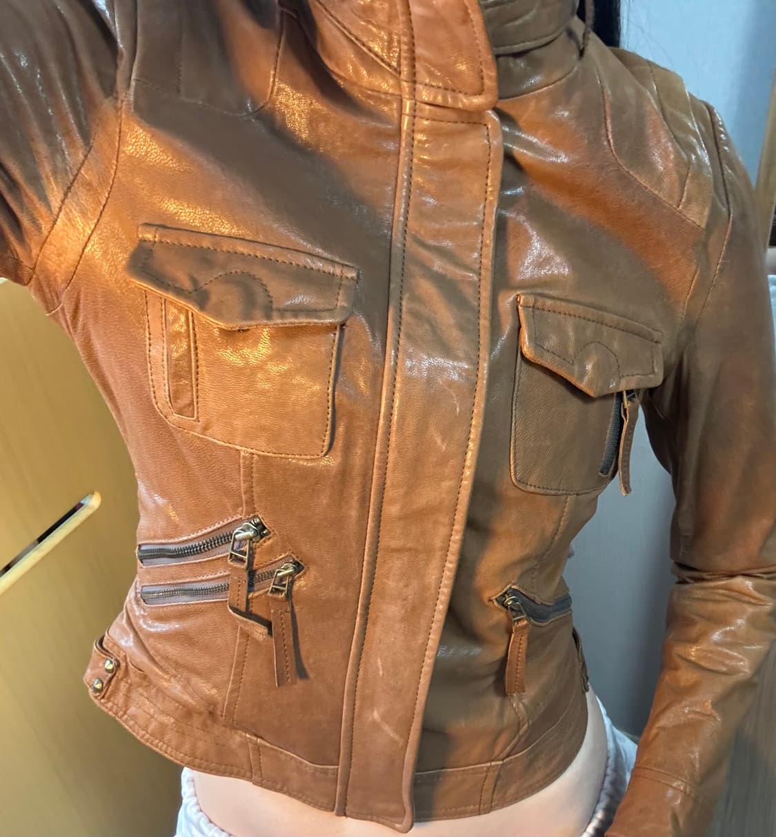 빈티지 양가죽 자켓 상품이미지1