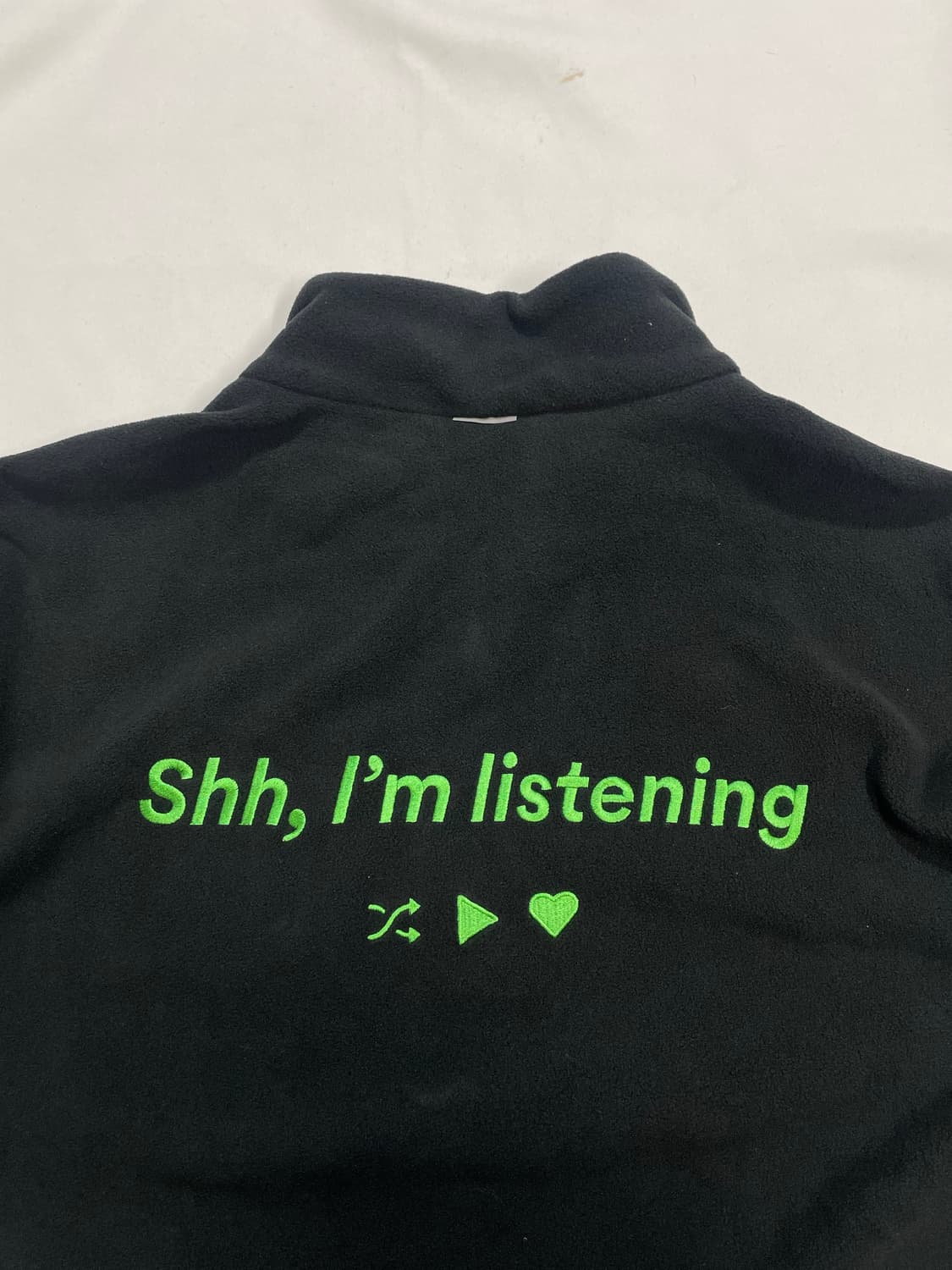 스포티파이 spotify 스태프 플리스자켓 상품이미지4
