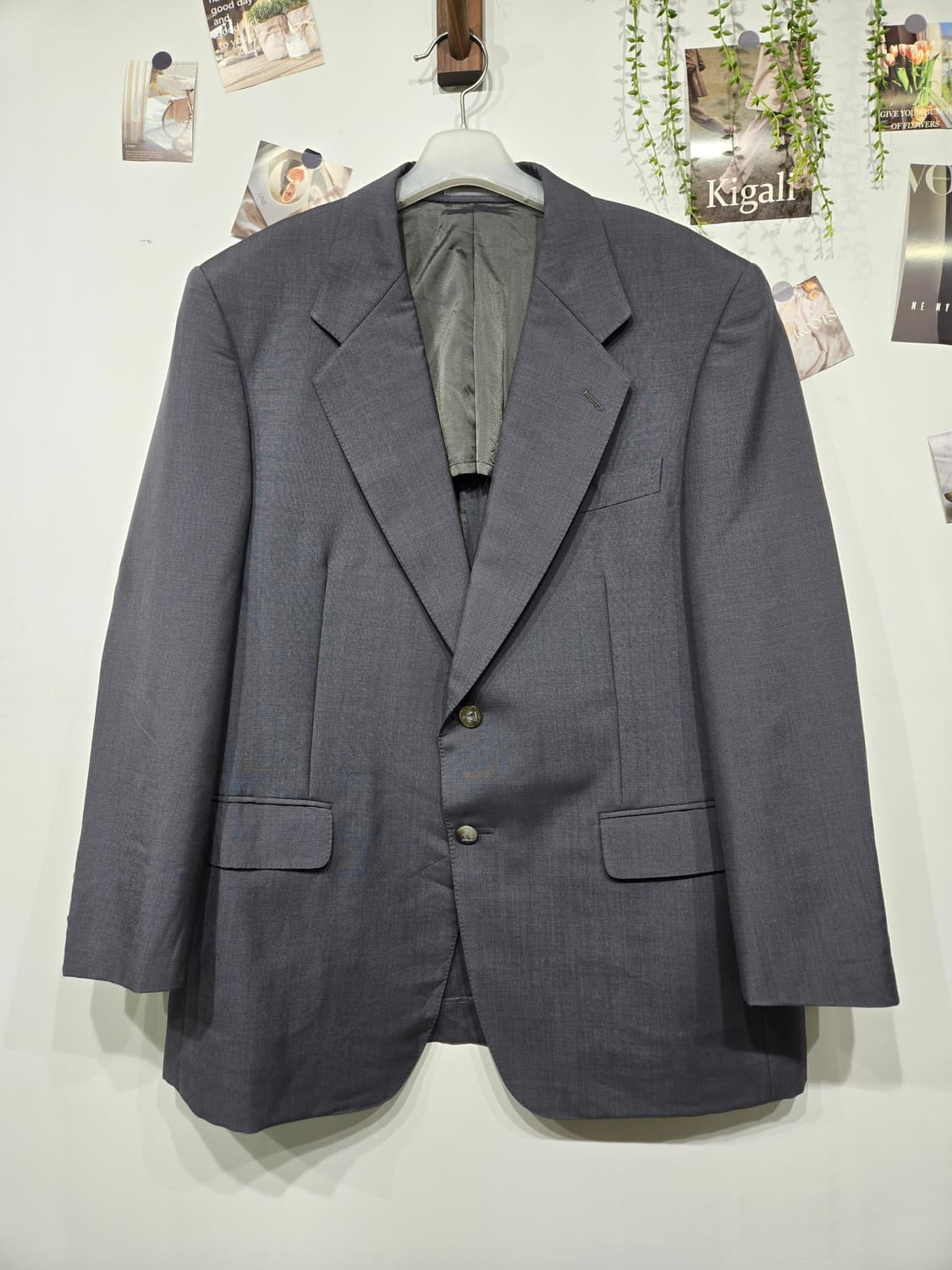 랑방 남성 네이비 블레이저 자켓 상품이미지3