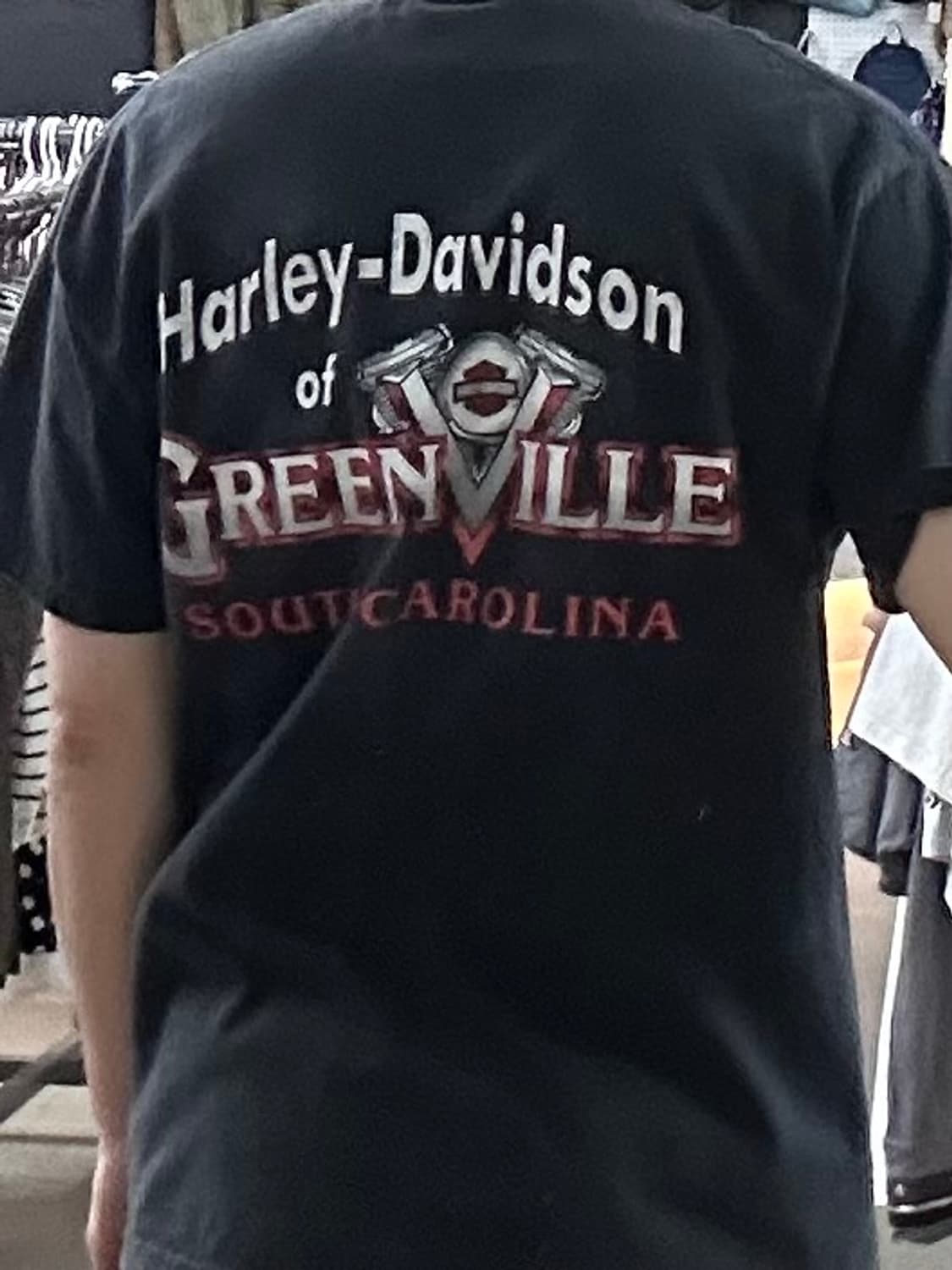 Harley-Davidson Milwaukee USA 프린팅 반팔 티셔츠 상품이미지2