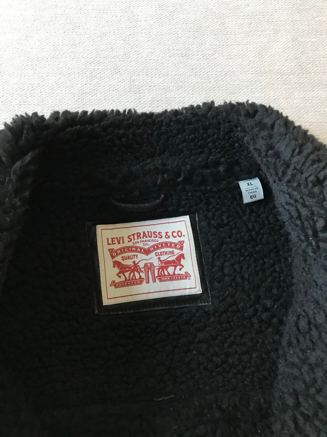 리바이스 블랙 쉐르파 무스탕 상품이미지2