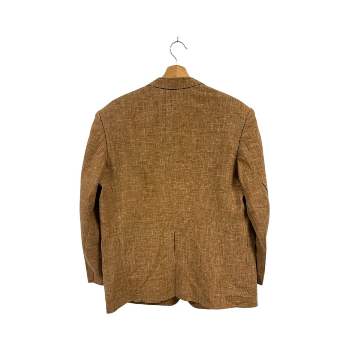 (L) 에르메네질도 제냐 JPN 울 린넨 패브릭 브라운 싱글 재킷 OB- 상품이미지2