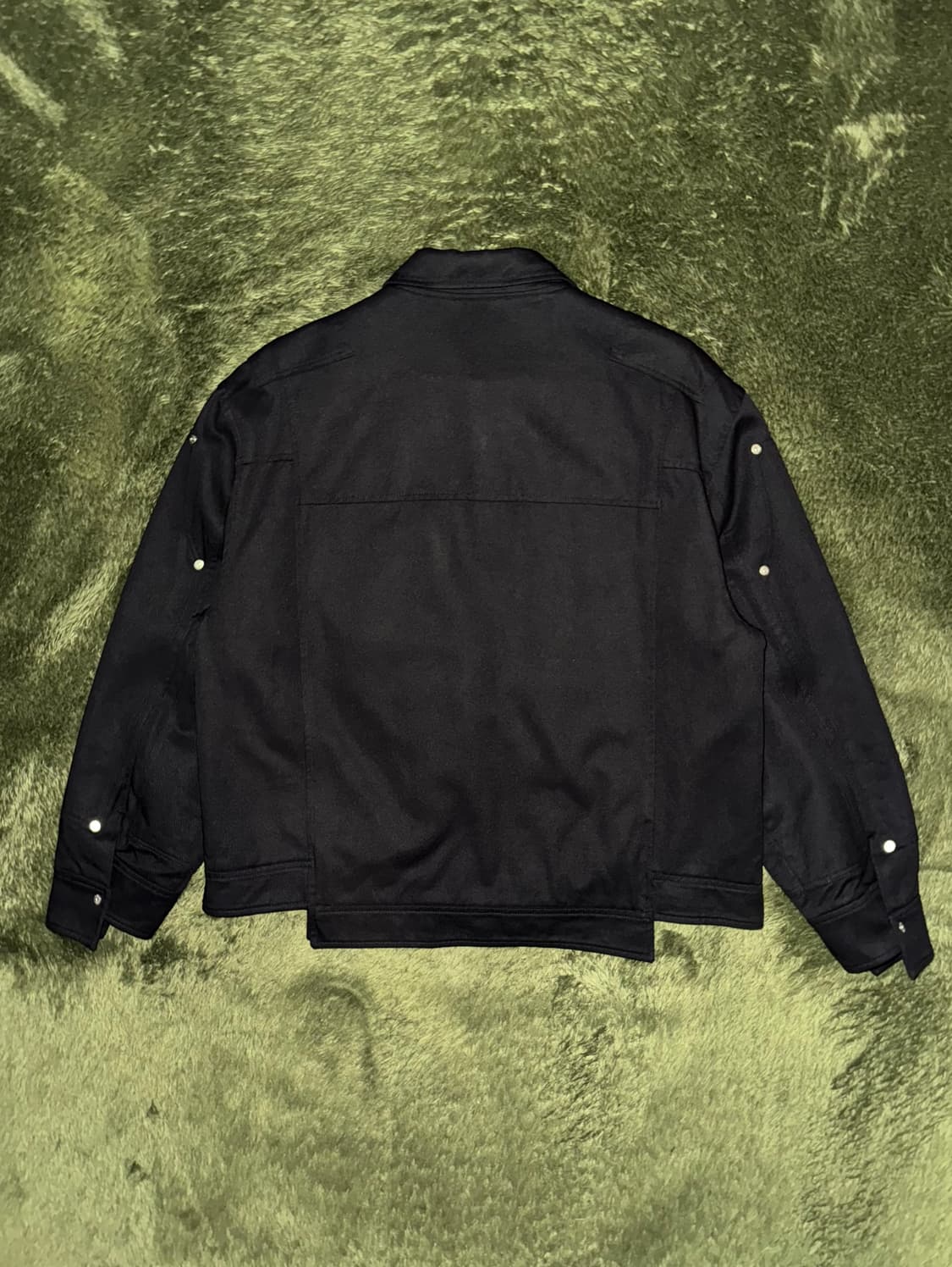 [XL] IISE 이세 21FW 퀼티드 리벳 자켓 블랙 (뱃지 동봉) 상품이미지9