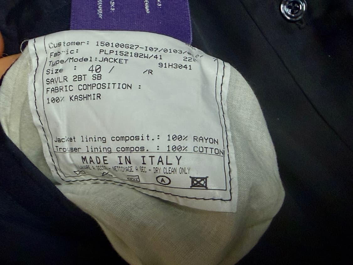 (명작,강추👍)랄프로렌 퍼플라벨 핸드메이드 캐시미어 자켓 블레이져 코트 상품이미지7