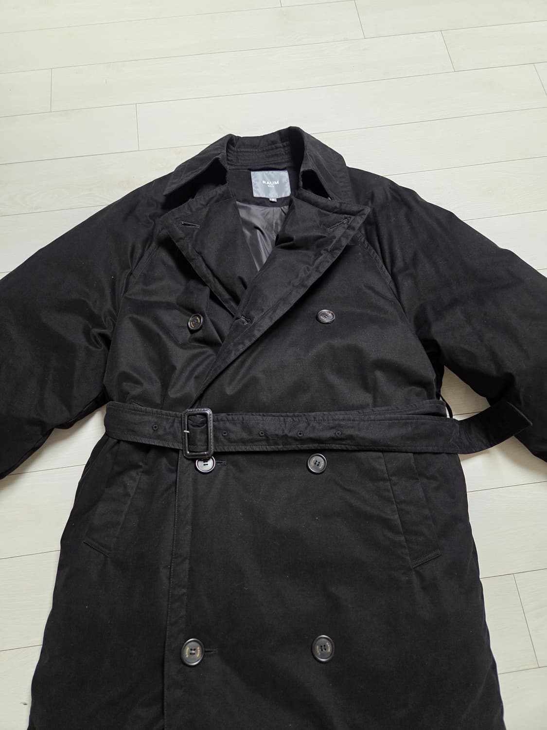 라움 거위털 패딩 트렌치코트 상품이미지5