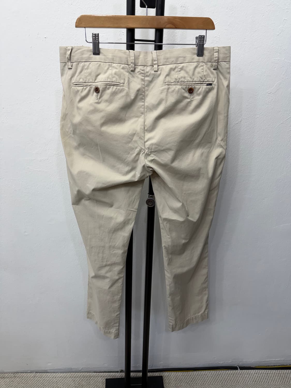 정품) 폴로랄프로렌 신형 남성 베이지색 면바지 36 상품이미지5