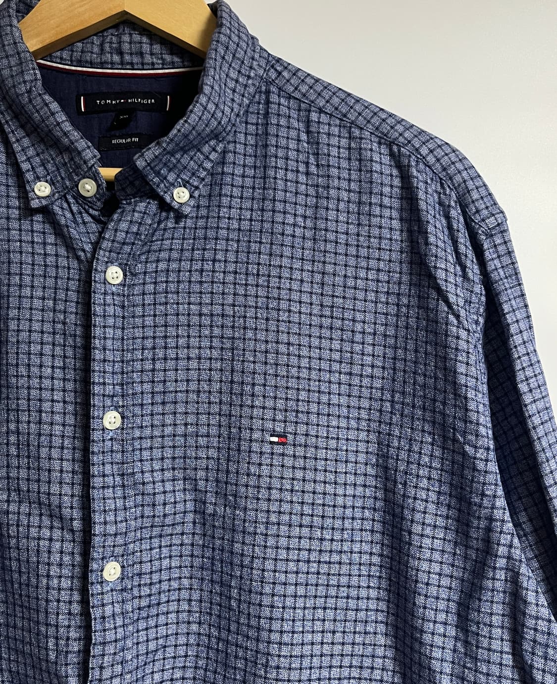 타미힐피거 오버핏 체크셔츠 남방 2XL 상품이미지4