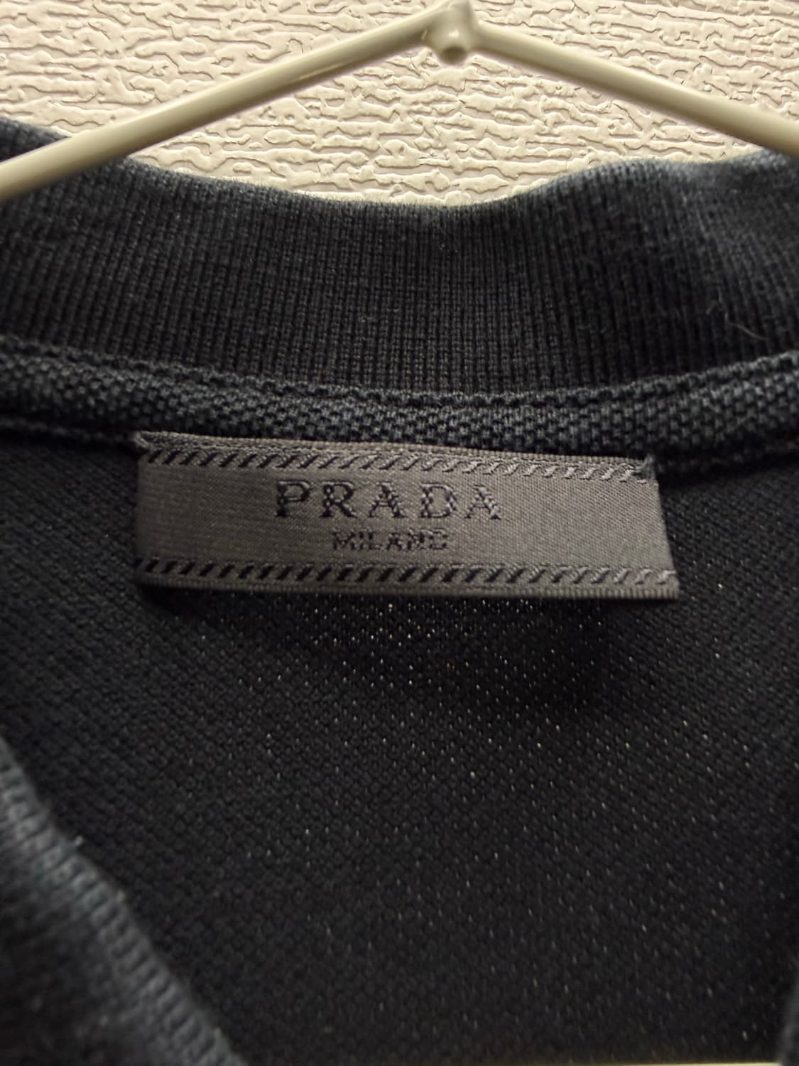 프라다 블랙 PK 반팔 티셔츠 상품이미지3