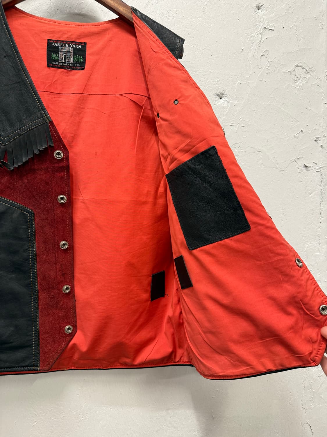 66) Reversible Leather & Suede Fringe We 상품이미지4