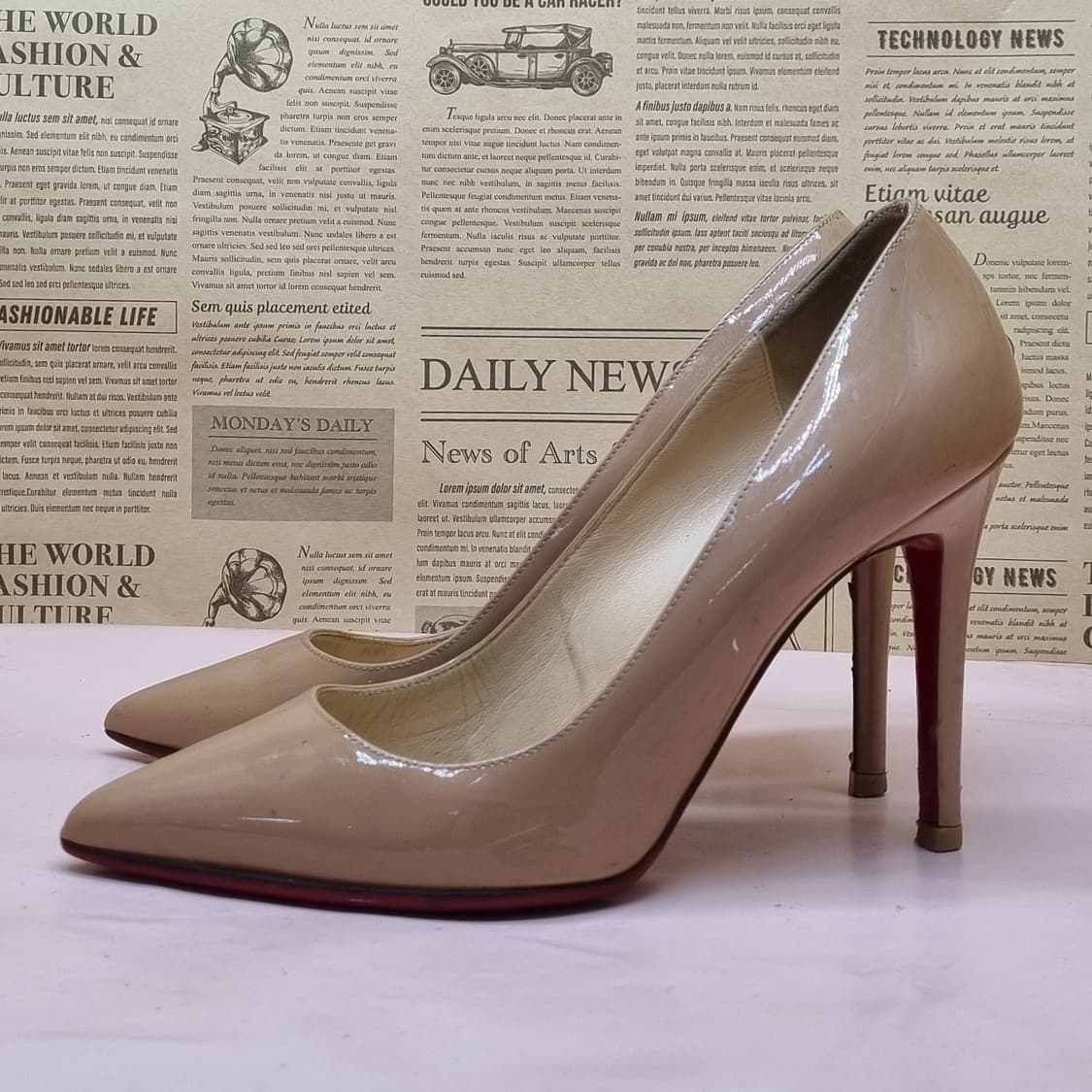 크리스찬 루부탱 여성 하이힐 36.5 235 굽11 상품이미지1