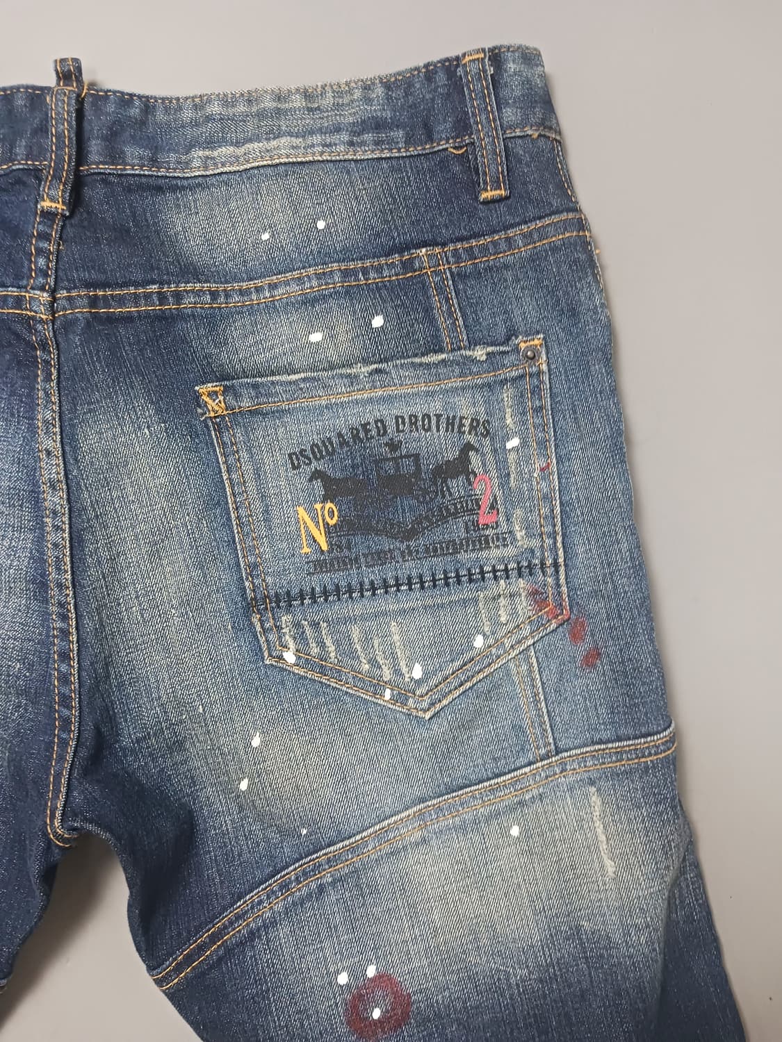 [36] 디스퀘어드2 마차 바이커진 청바지 상품이미지9