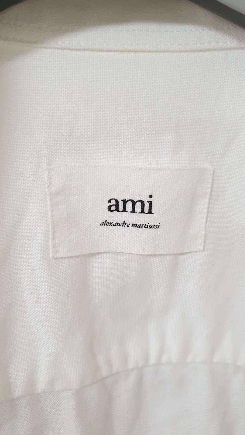 아미 스몰하트 로고 옥스포드 셔츠 40(95사이즈 정도) 상품이미지3