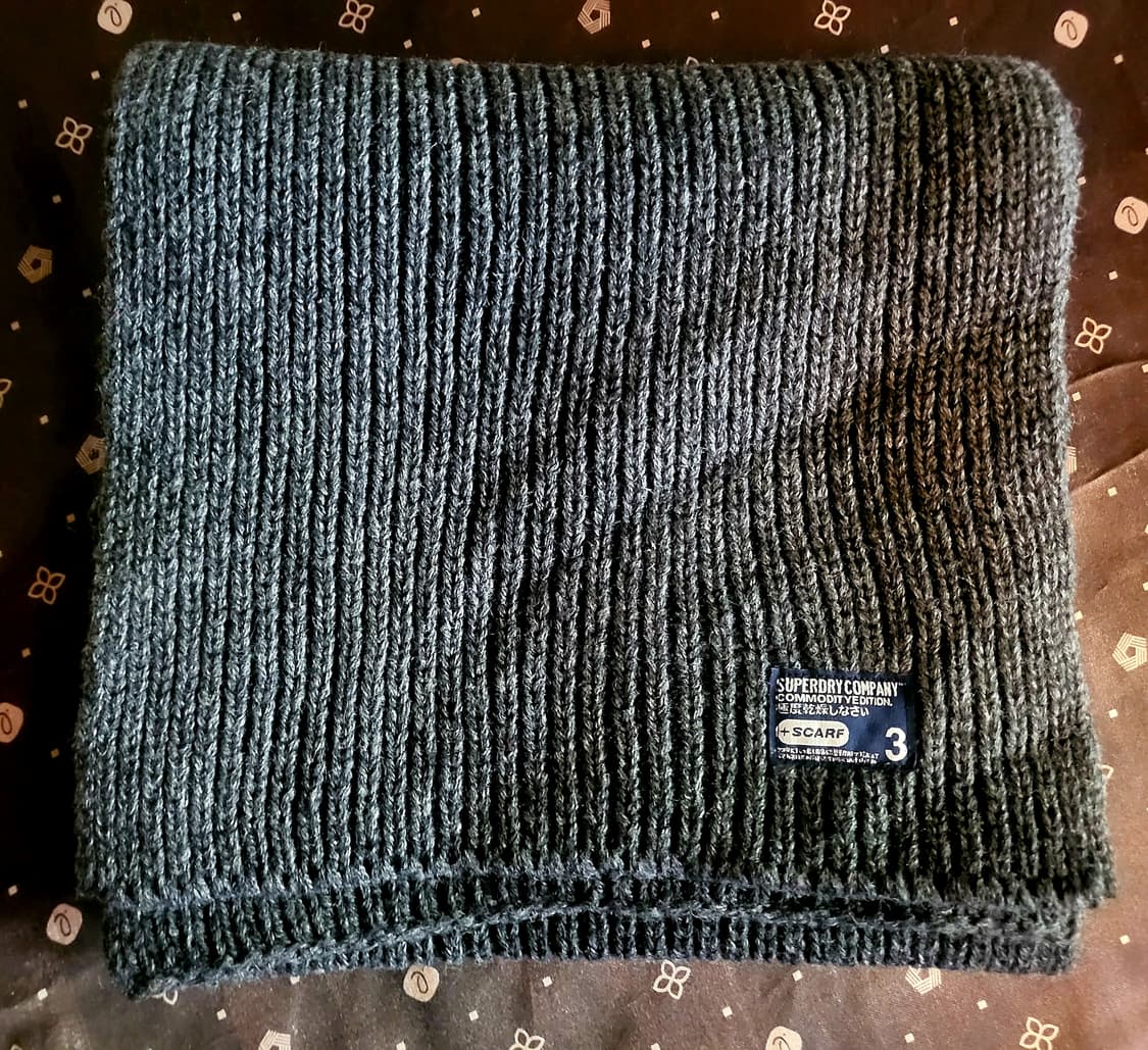[미착용 새상품] SUPERDRY 슈퍼드라이 울 머플러 목도리 상품이미지1