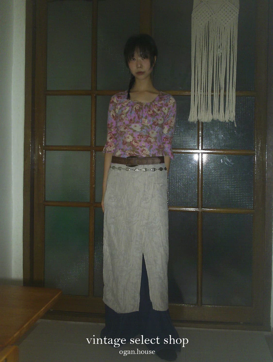 vintage jacquard layered skirt 상품이미지4