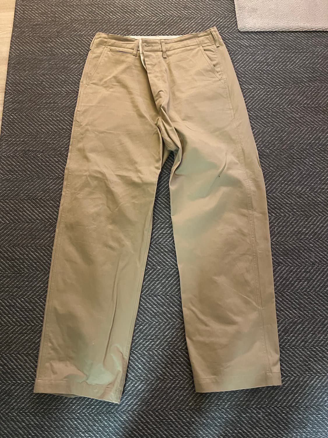 브론슨 1942 US Army 치노 팬츠 카키 36 상품이미지1