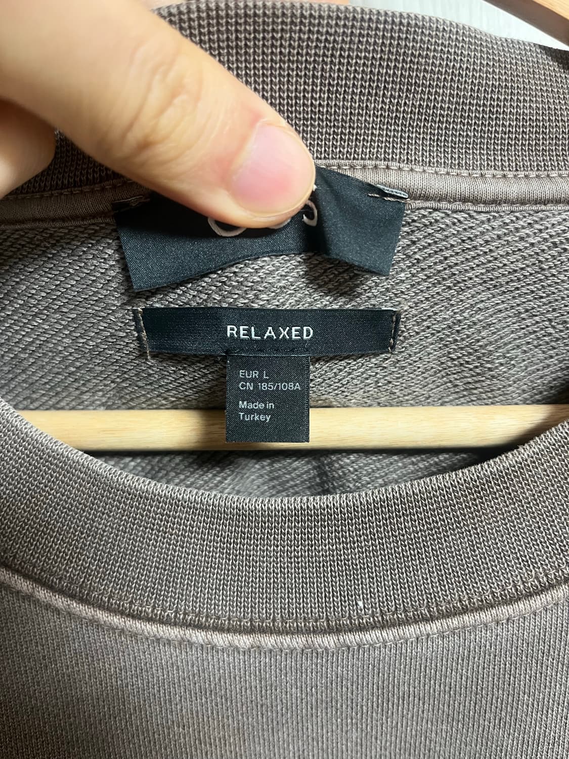 COS 코스 릴렉스드 핏 스웨트셔츠 (L사이즈) 상품이미지2