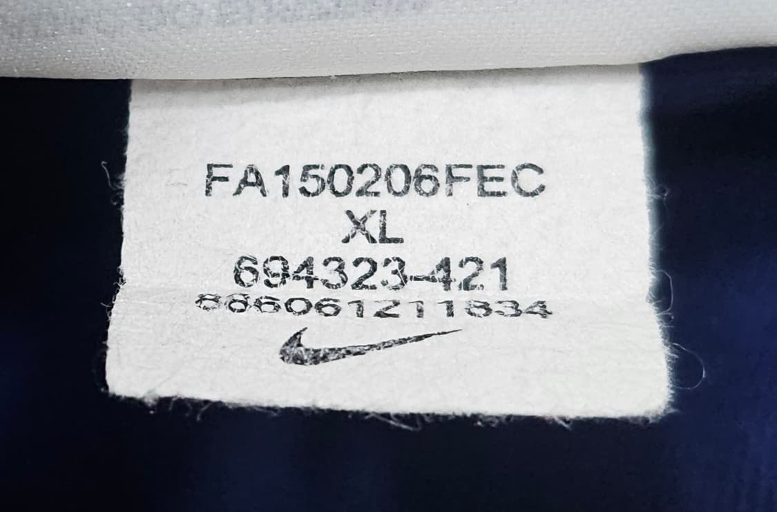 (90~95)S☆우주매물☆나이키 바르셀로나 N98어센틱[네이비]트랙탑져지 상품이미지4