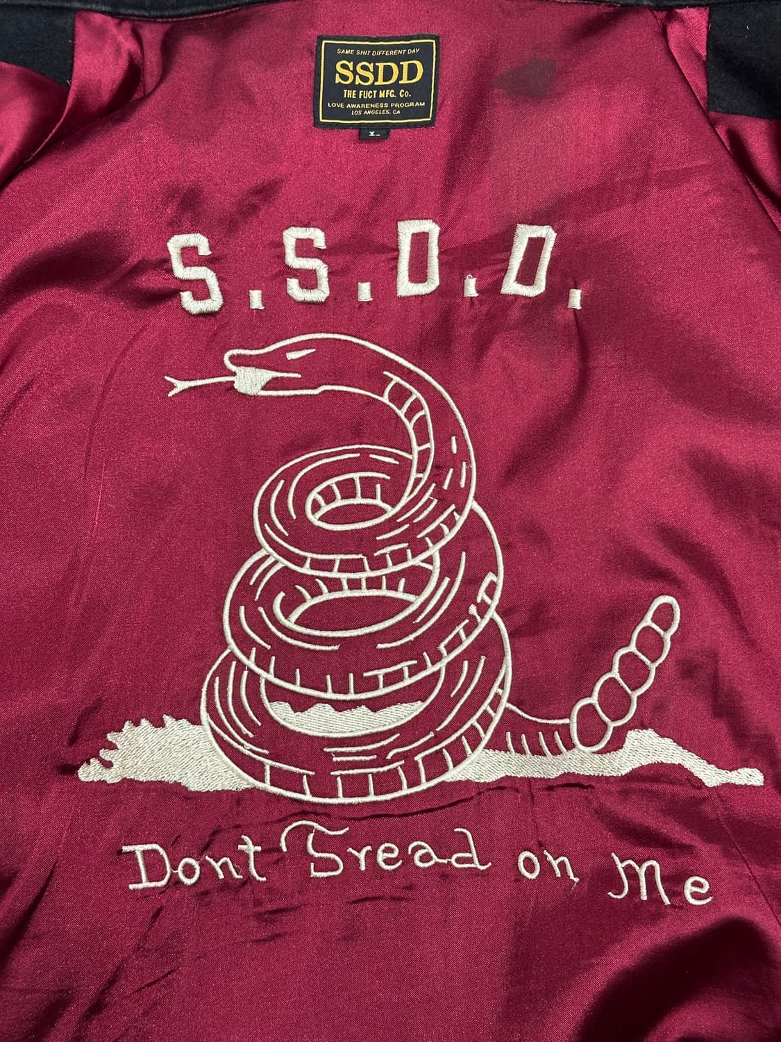 FUCT SSDD 울 블루종 자켓 L 상품이미지5