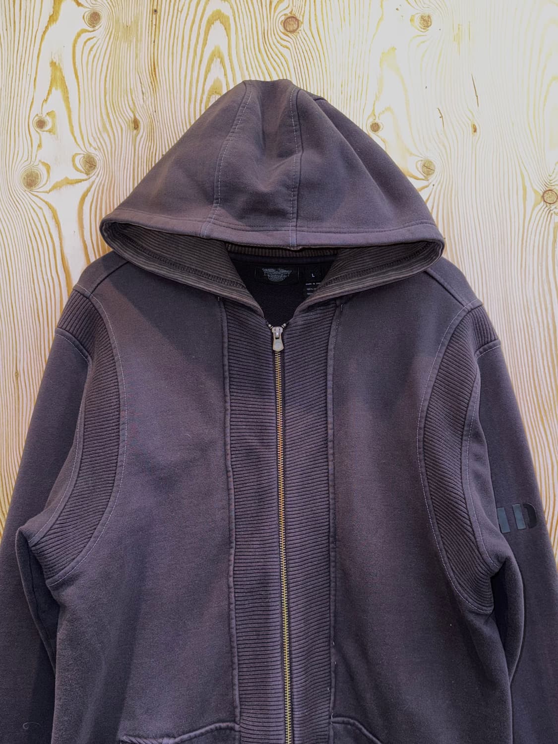 할리데이비슨 골지패널 후드집업 상품이미지3