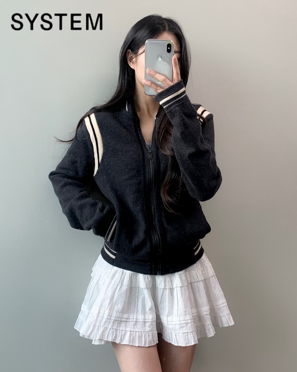 시스템 울 양피 자켓 상품이미지2