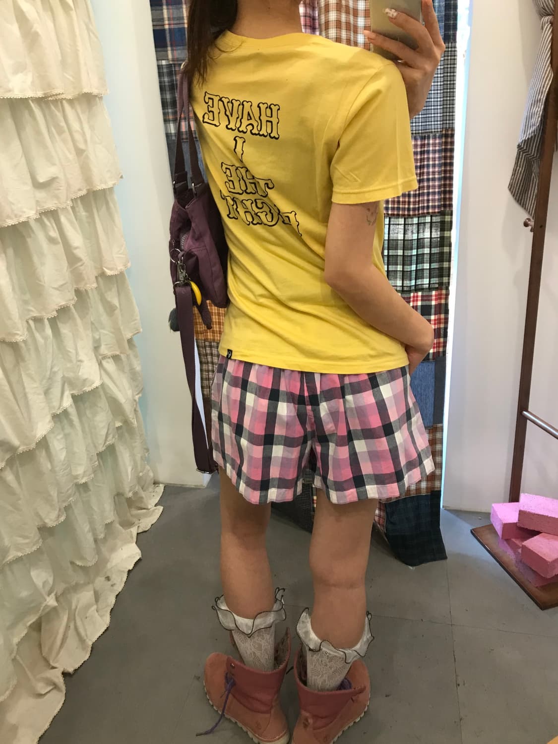 히스테릭글래머 노랑 반팔티 상품이미지6