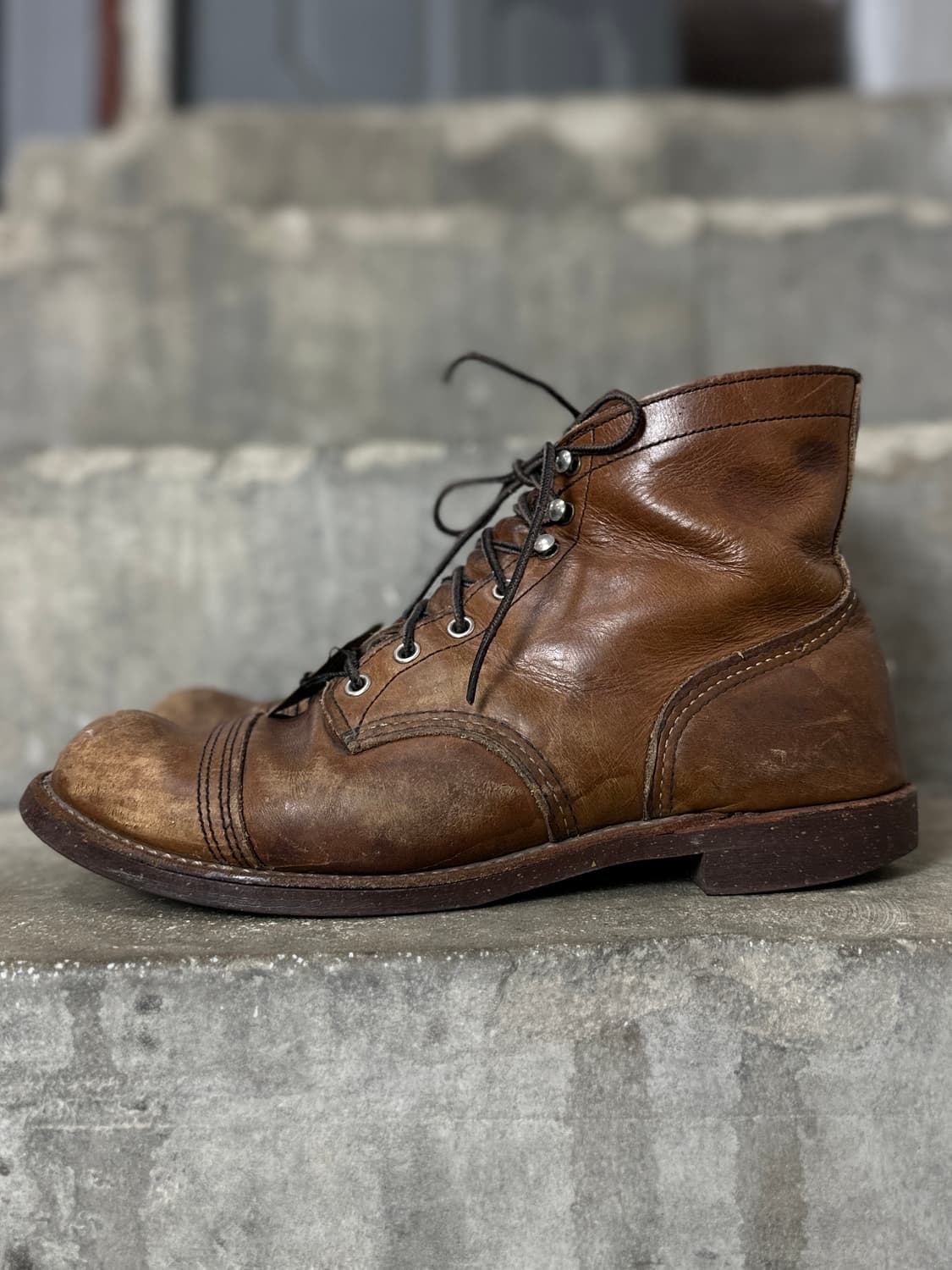 OG USA Made 레드윙 8111 아이언레인저 하드에이징 상품이미지4